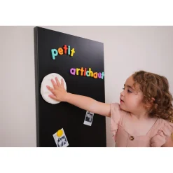 Petit Artichaut 2 Magnets Empreinte Blanc