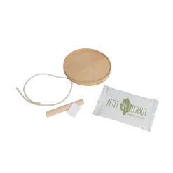 Petit Artichaut Médaillon Empreinte Bois Bois