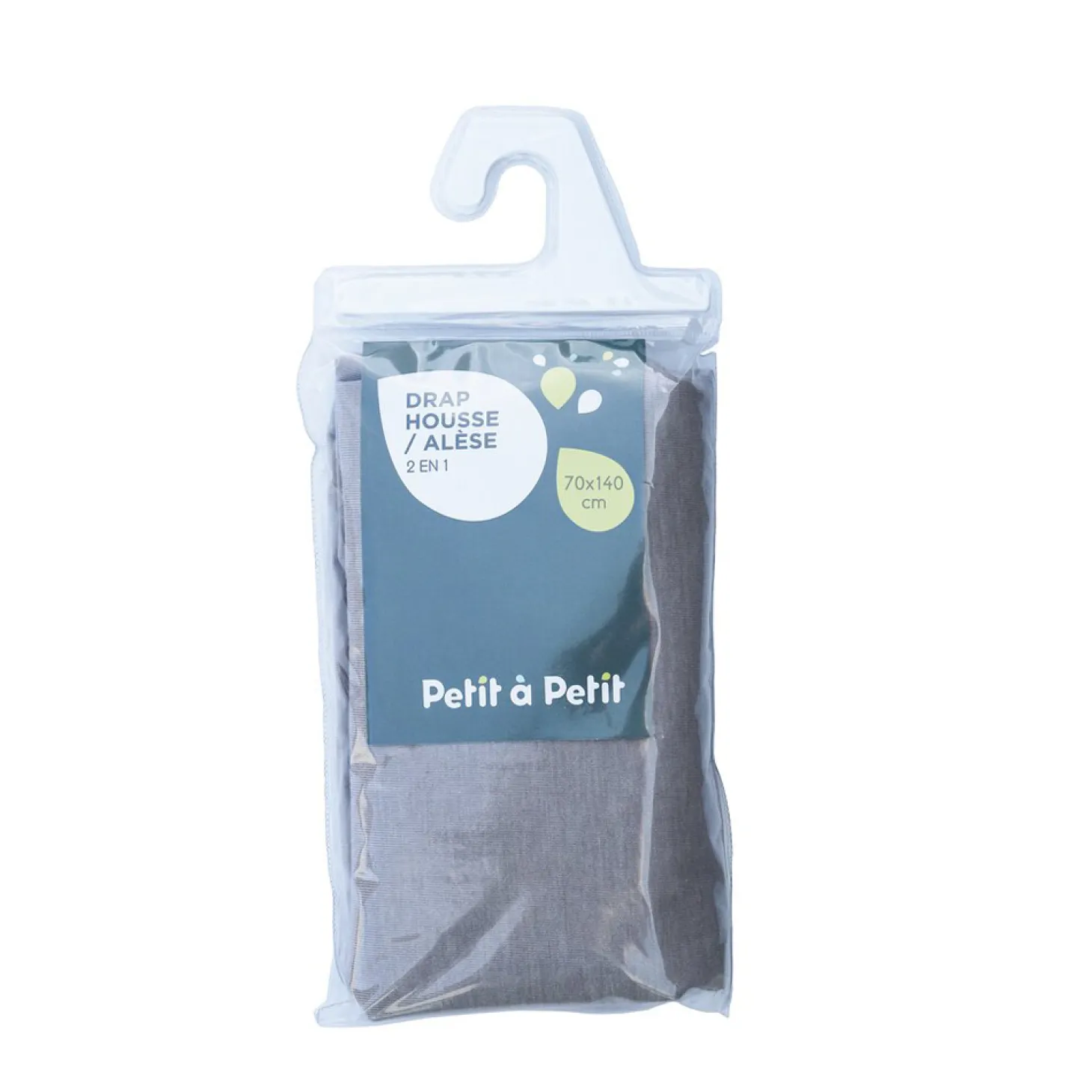 Petit à petit Drap housse alese Taupe