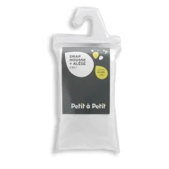 Petit à petit                    Drap housse alese    Blanc