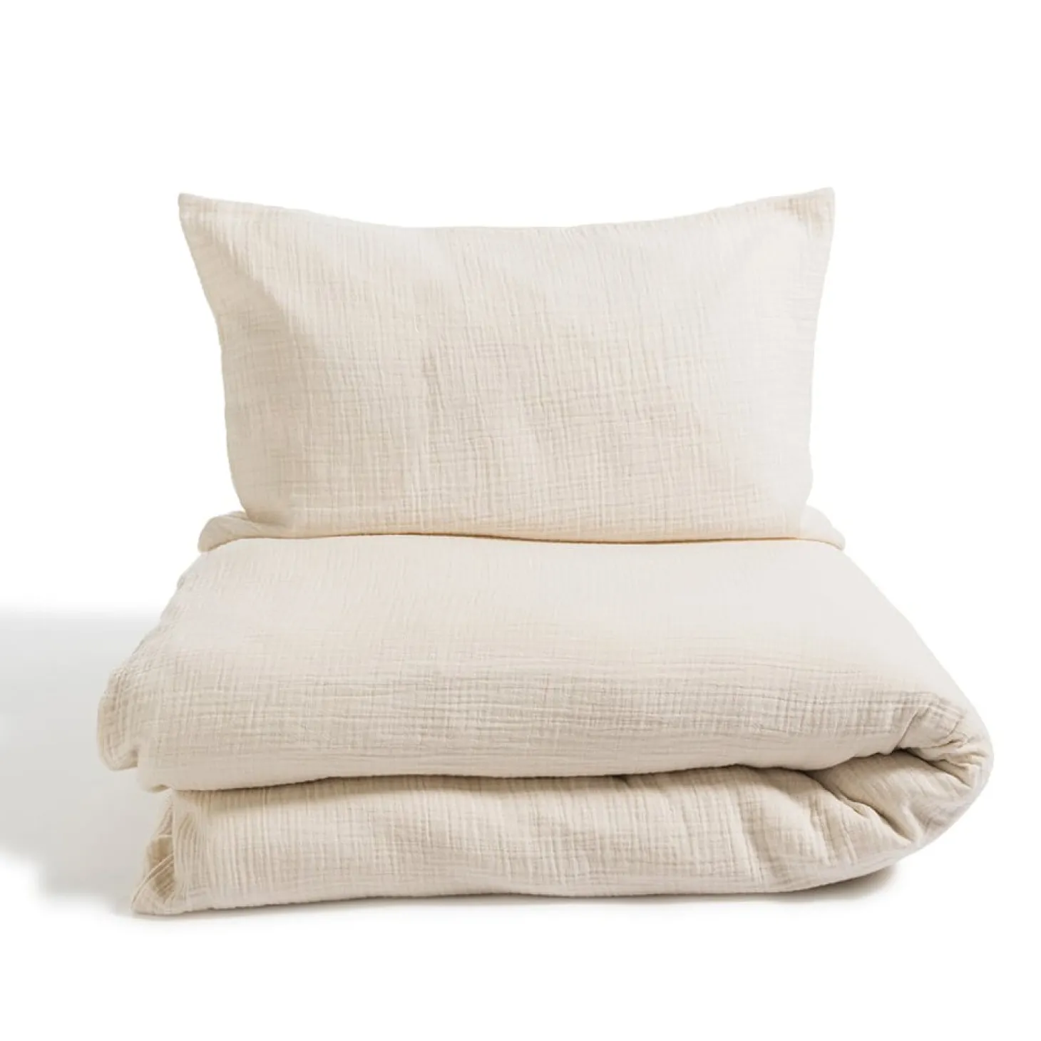 Petit à petit Parure Housse de Couette +Taie Beige 70x140 cm