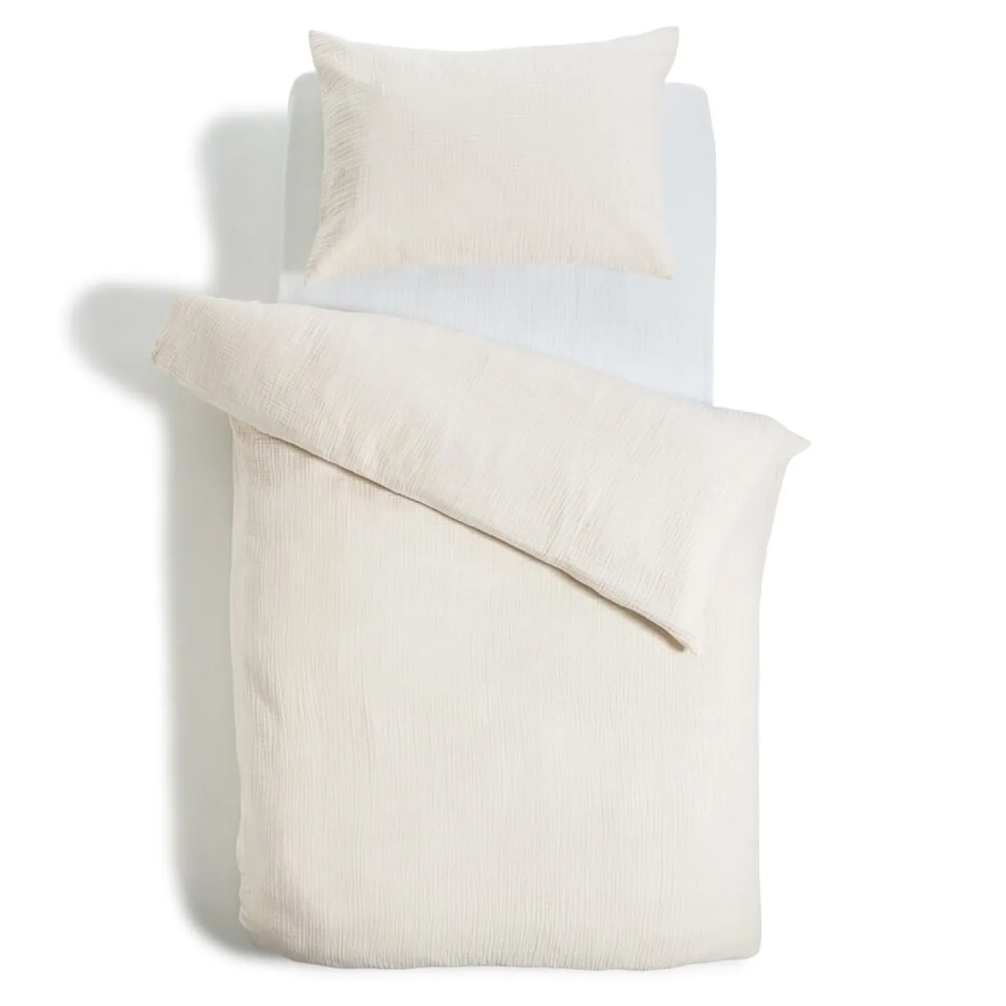 Petit à petit Parure Housse de Couette +Taie Beige 70x140 cm