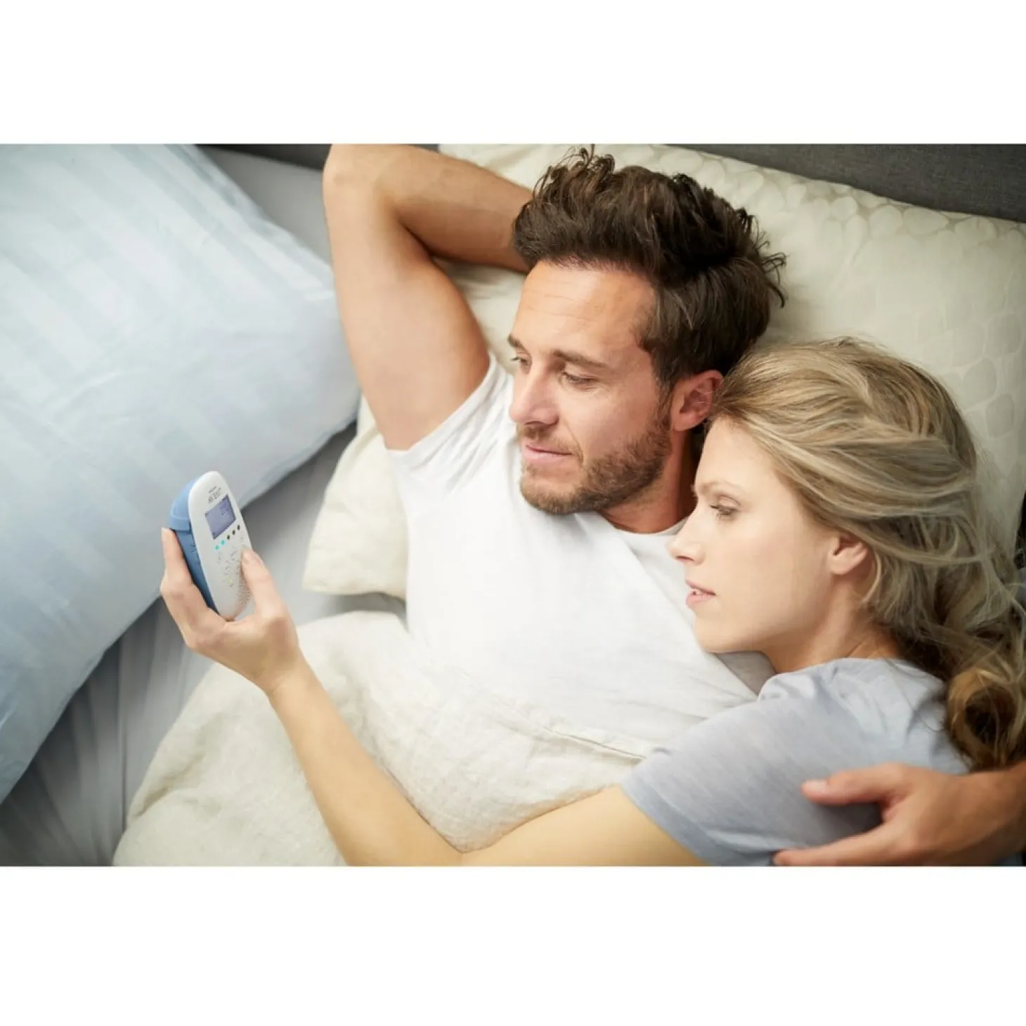 Philips Avent Ecoute bébé DECT LCD projecteur d'étoiles Bleu/Blanc