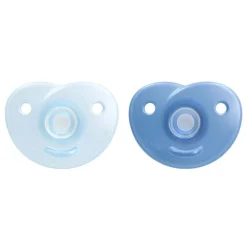 Philips Avent                    Lot de 2 Soothie coeur    Bleu/Bleu clair            0-3 mois