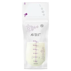 Philips Avent                    Sachets de conservation du lait maternel    Blanc