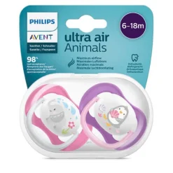 Philips Avent                    Sucettes Air Mix Animals    Multicolore            6-18 mois
