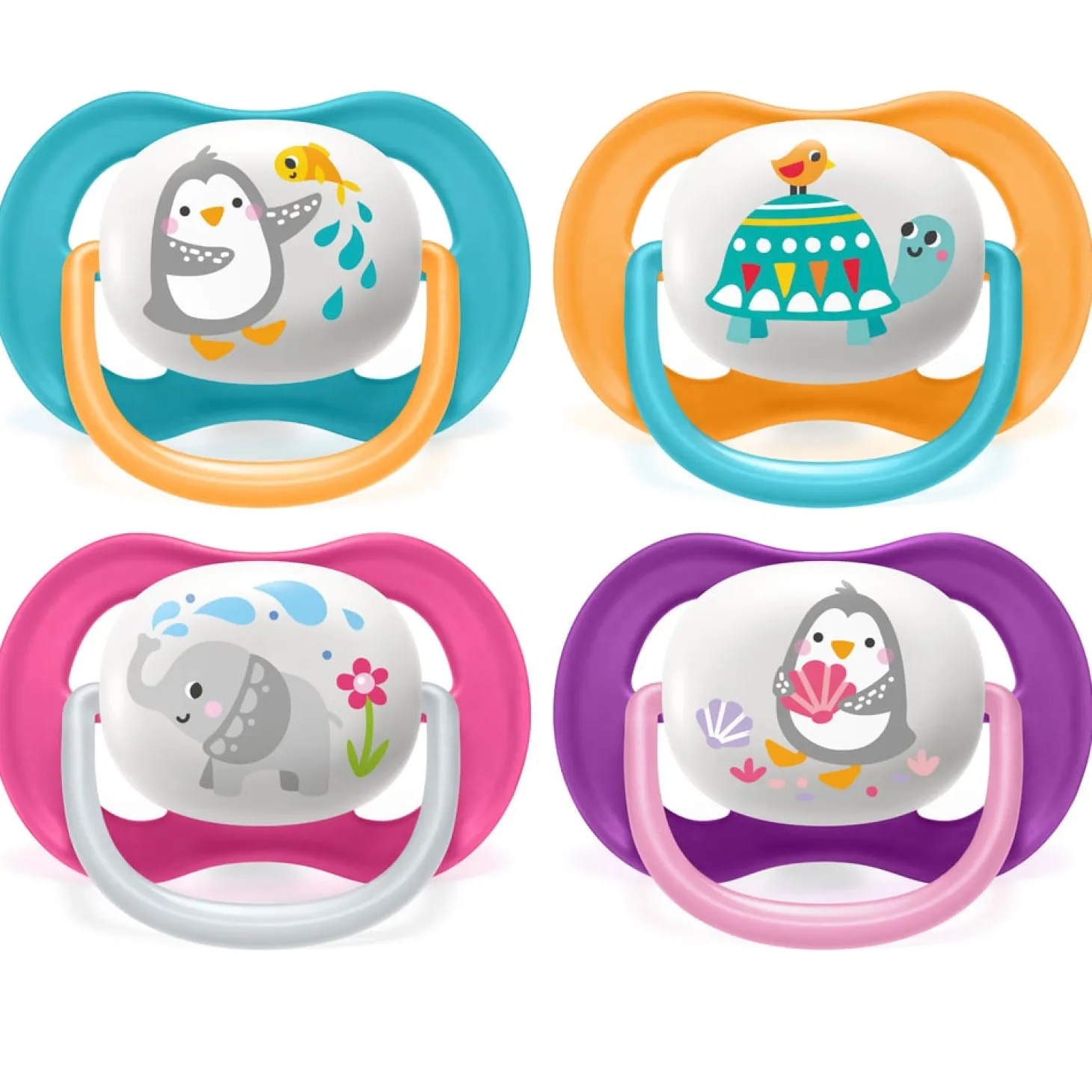 Philips Avent Sucettes Air Mix Animals Multicolore 6-18 mois