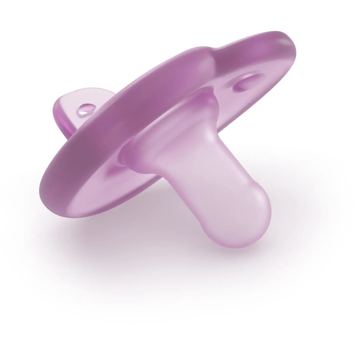 Philips Avent 2 sucettes Soothie cœur Rose Clair/Rose Framboise 0-6 mois