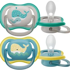 Philips Avent 2 Sucettes Ultra Air Multicolore 18 mois