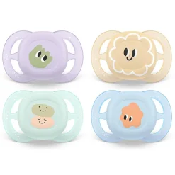 Philips Avent Sucettes Ultra start x2 Pastel Print 0-2 mois