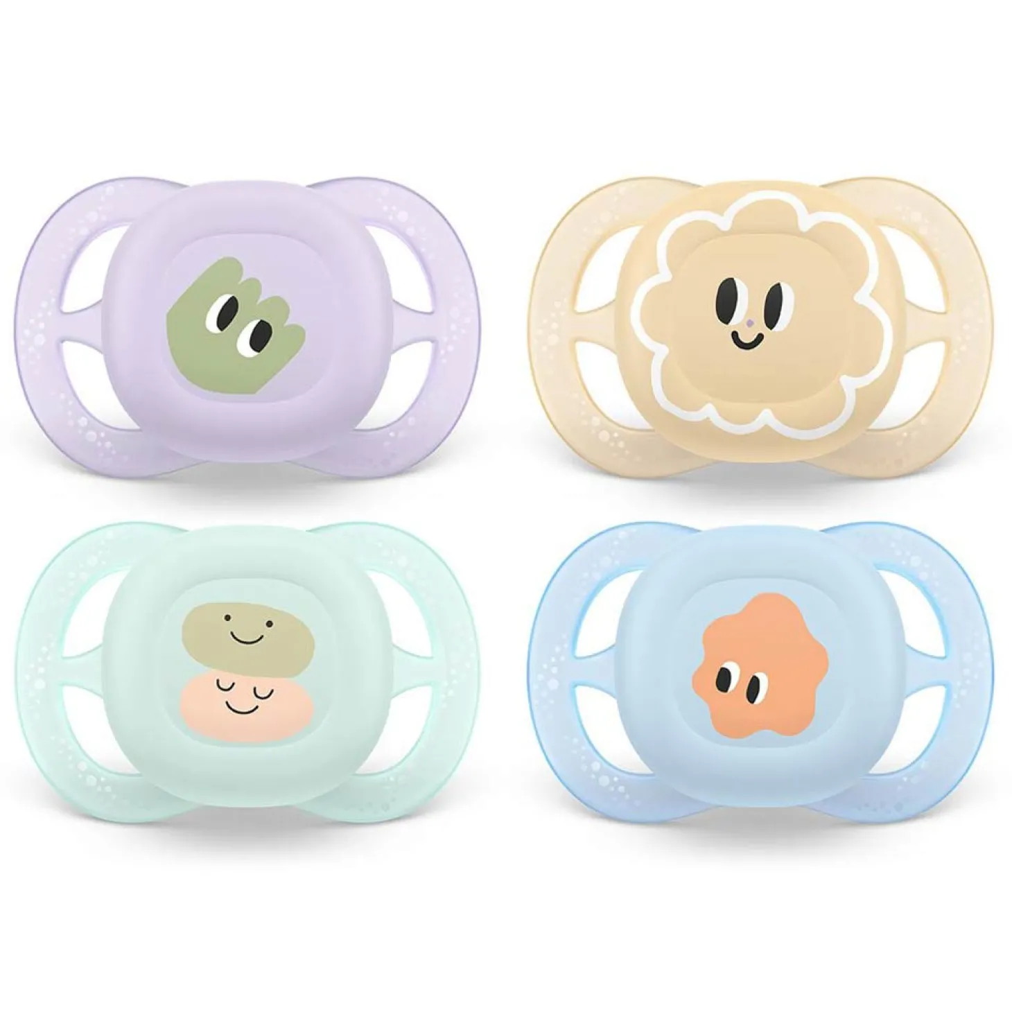 Philips Avent Sucettes Ultra start x2 Pastel Print 0-2 mois