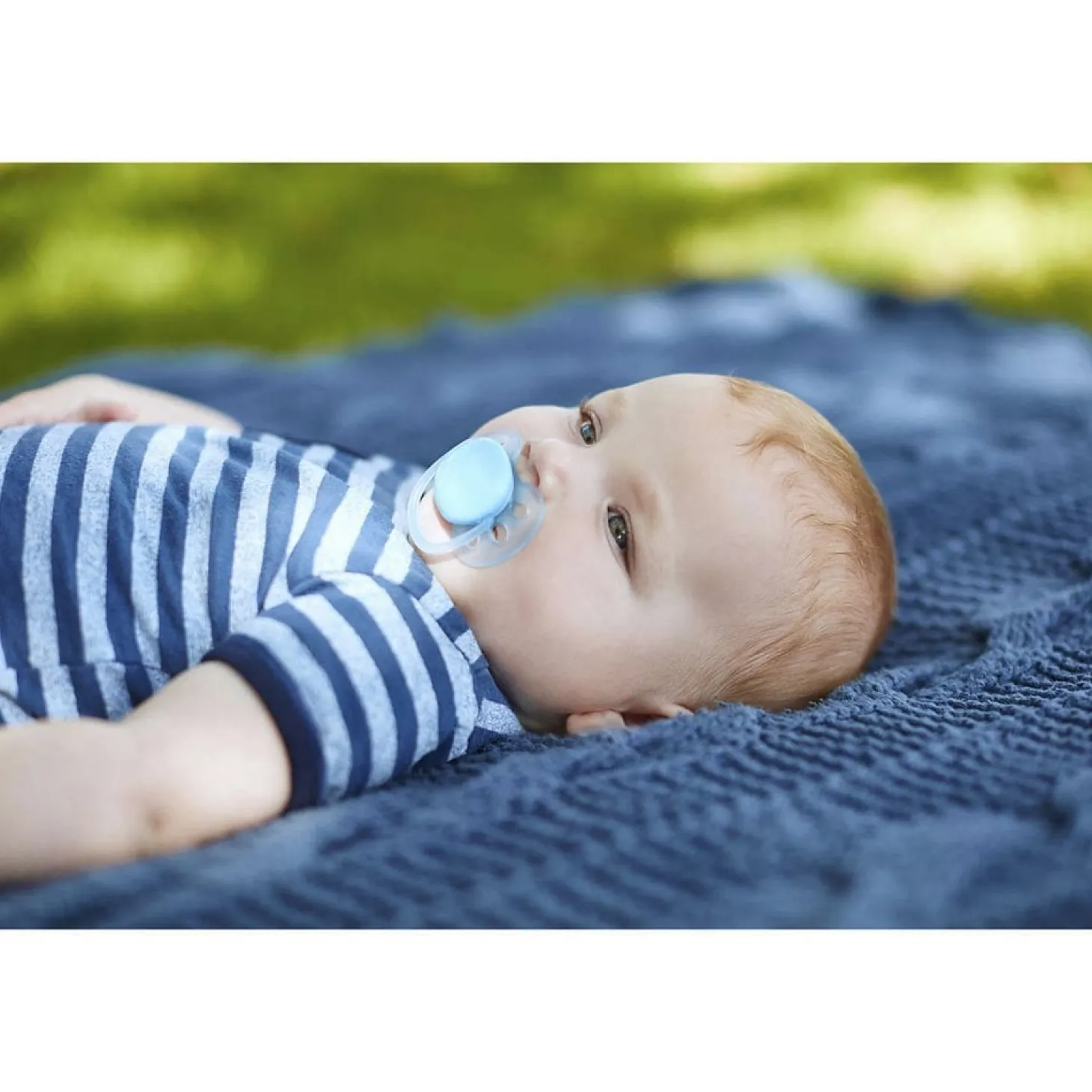 Philips Avent 2 Sucettes Ultra douce design garçon 0/6 mois
