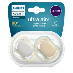 Philips Avent                    Sucette ultra air    Jaune            0-6 mois