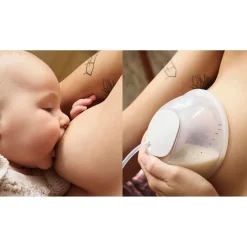 Philips Avent Tire-lait mains libres + biberon et sachet de lait Blanc
