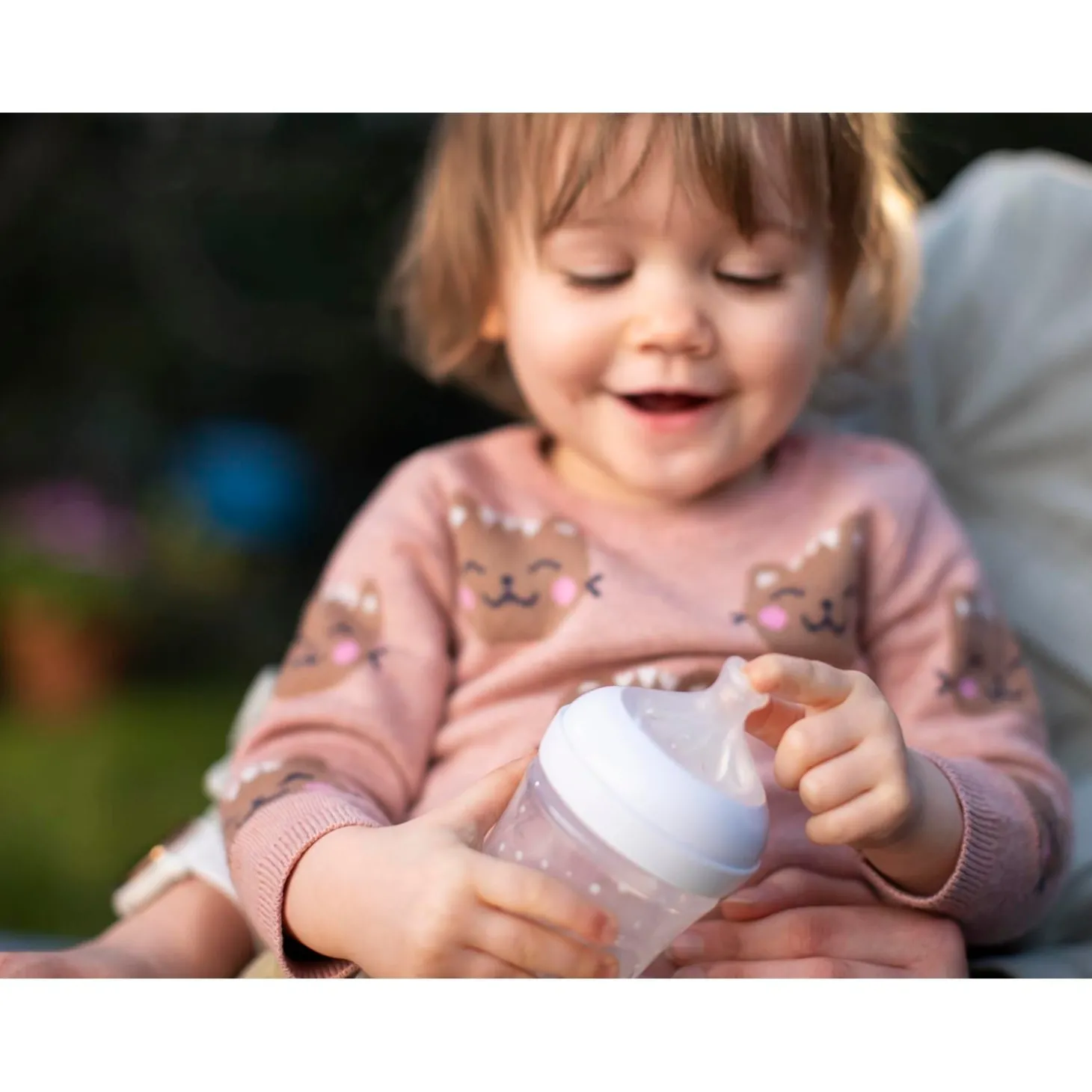 Philips Avent Tire-lait mains libres + biberon et sachet de lait Blanc