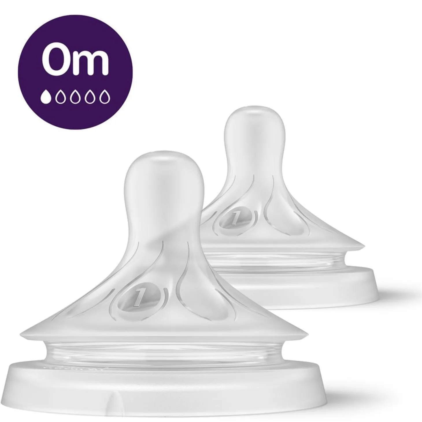 Philips Avent 2 tétines Natural 3.0