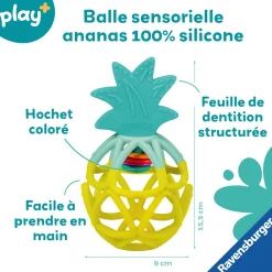 Play+                    Balle sensorielle Ananas    Multicolore