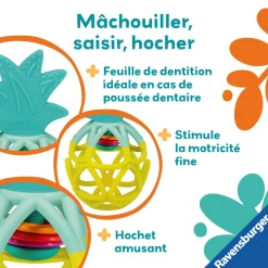 Play+                    Balle sensorielle Ananas    Multicolore