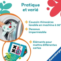 Play+                    Coussin d'activités    Rhinocéros            0-24 mois