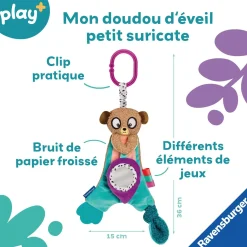 Play+                    Doudou éveil petit suricate    Multicolore