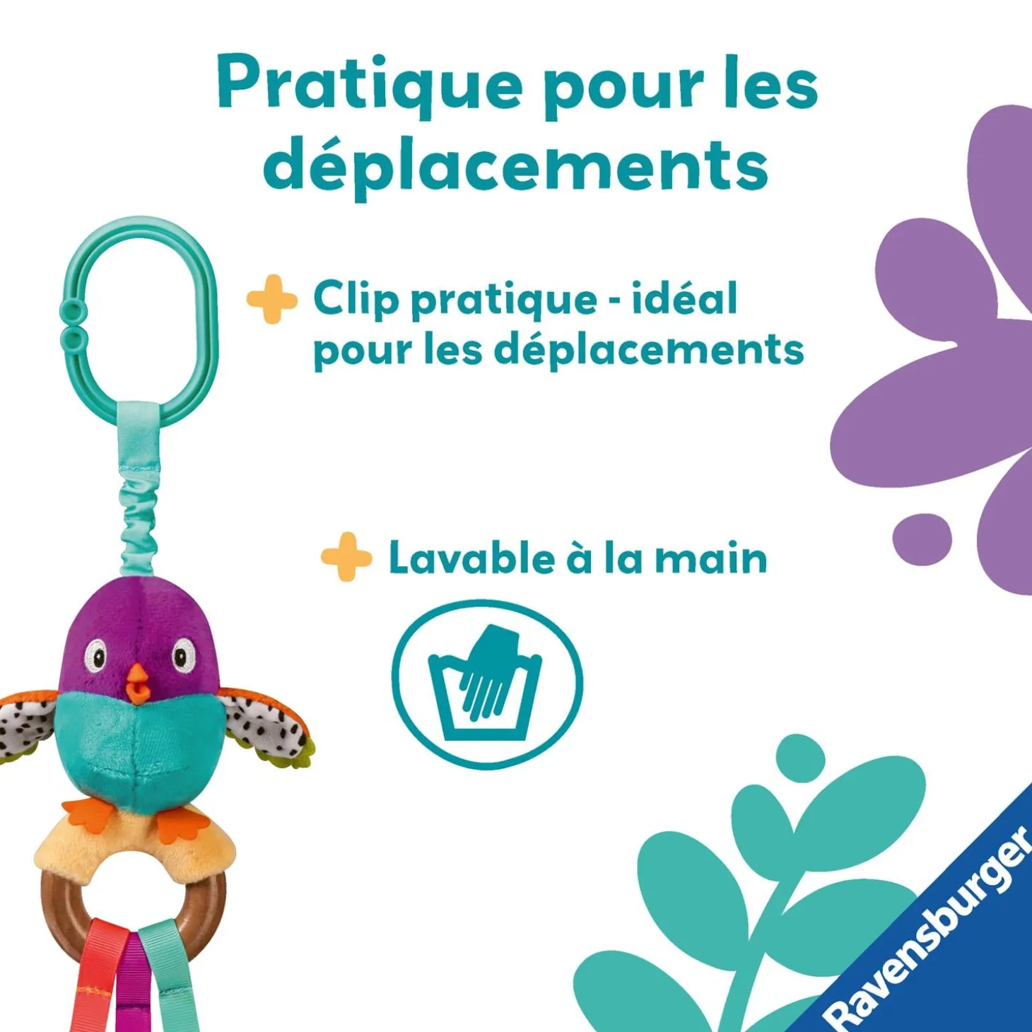 Play+ Hochet petit oiseau Multicolore