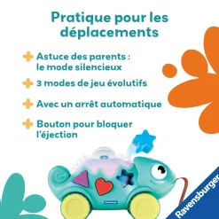 Play+ Jouet Caméléon lumineux Bleu