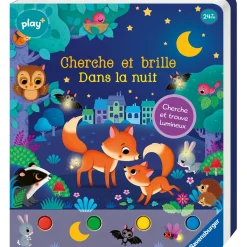 Play+ Livre Cherche et brille Dans La Nuit Multicolore