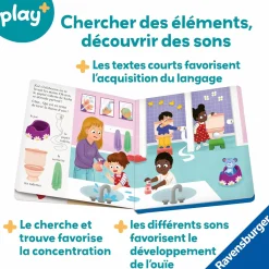 Play+ Livre Chut…qui est là ? A la crèche Multicolore