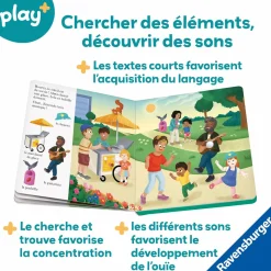 Play+                    Livre Chut…qui est là ? Au parc    Multicolore