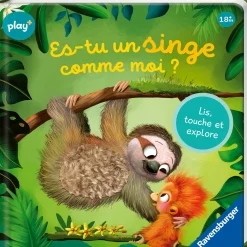 Play+                    Livre Es-tu un singe comme moi?    Multicolore