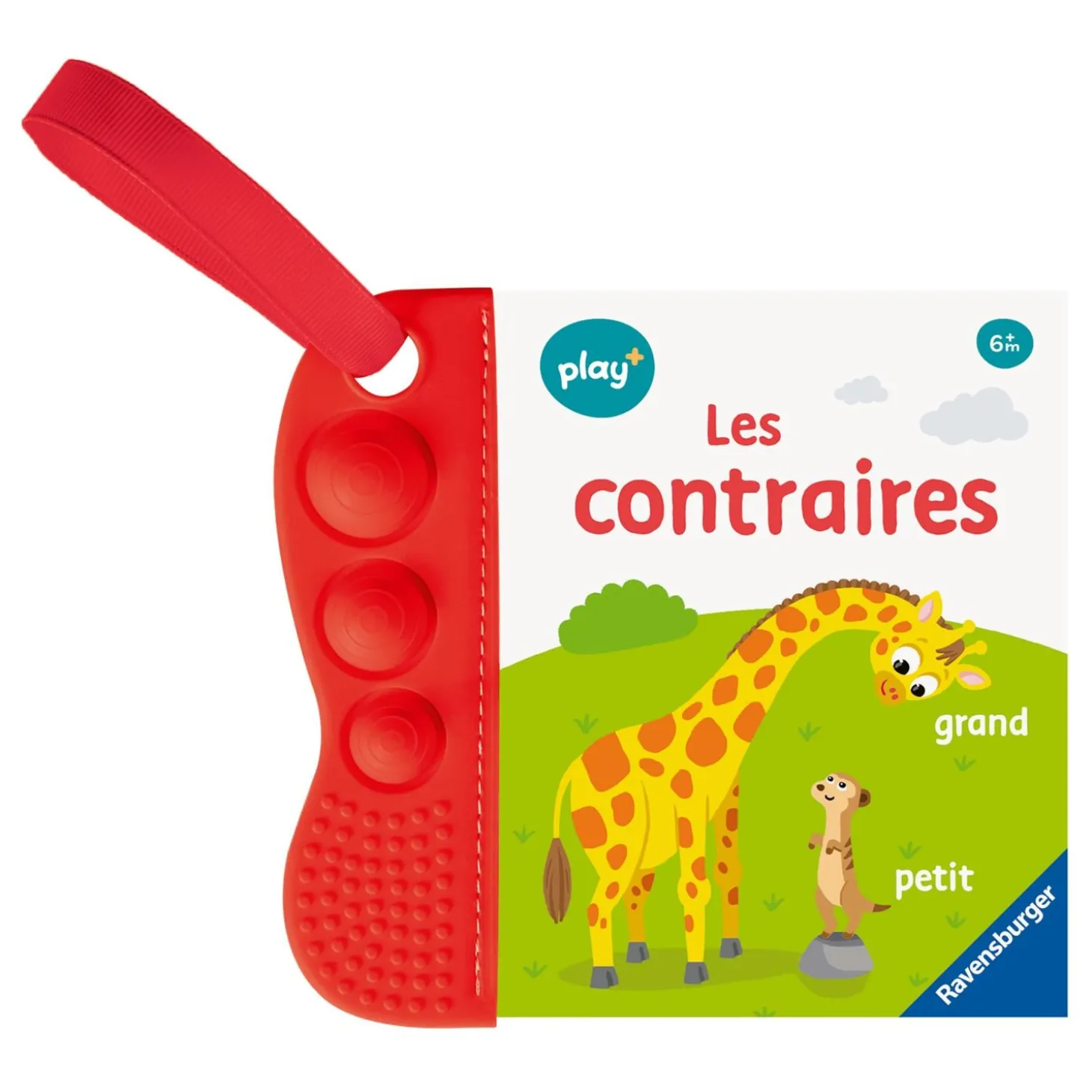 Play+ Livre Flip & pop Les Contraires Multicolore