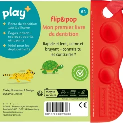 Play+ Livre Flip & pop Les Contraires Multicolore