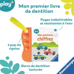 Play+                    Livre Flip & pop    Mes Premiers Chiffres Multicolore
