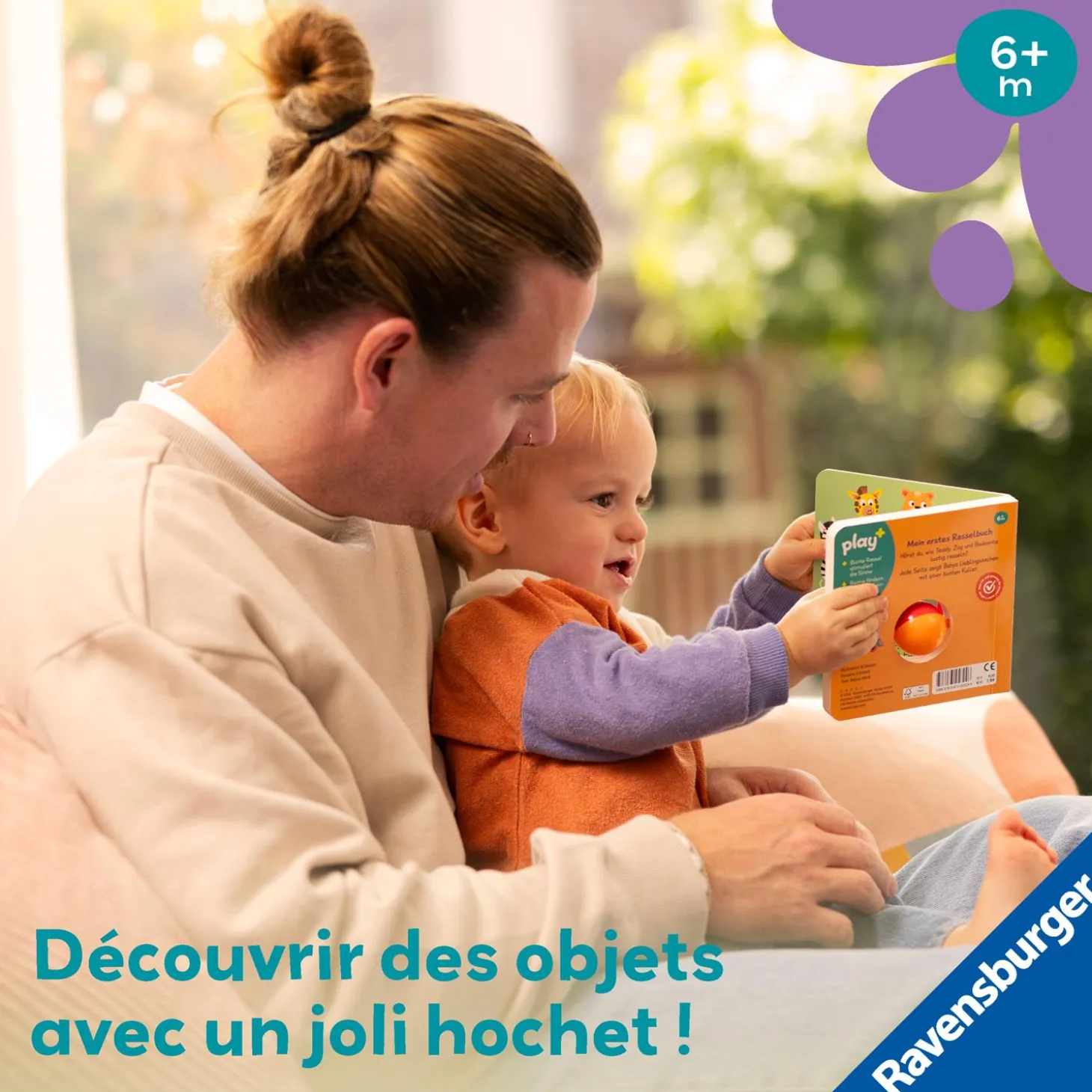 Play+ Livre hochet Mes Premiers Jouets Multicolore