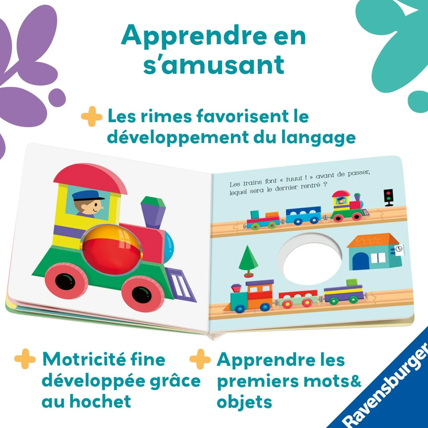 Play+ Livre hochet Mes Premiers Jouets Multicolore