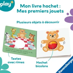 Play+ Livre hochet Mes Premiers Jouets Multicolore