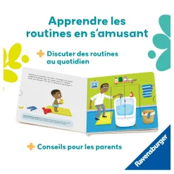Play+                    Livre Mes routines    Bonne Nuit Multicolore