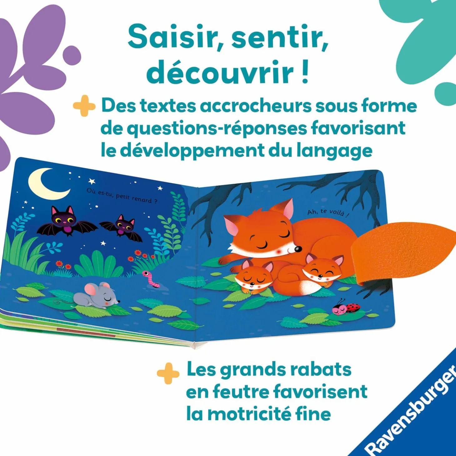 Play+ Livre Peux-tu me trouver ? Petit renard Multicolore