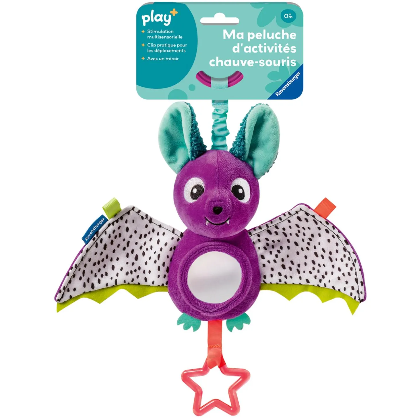Play+ Ma peluche d'activités Chauve Souris