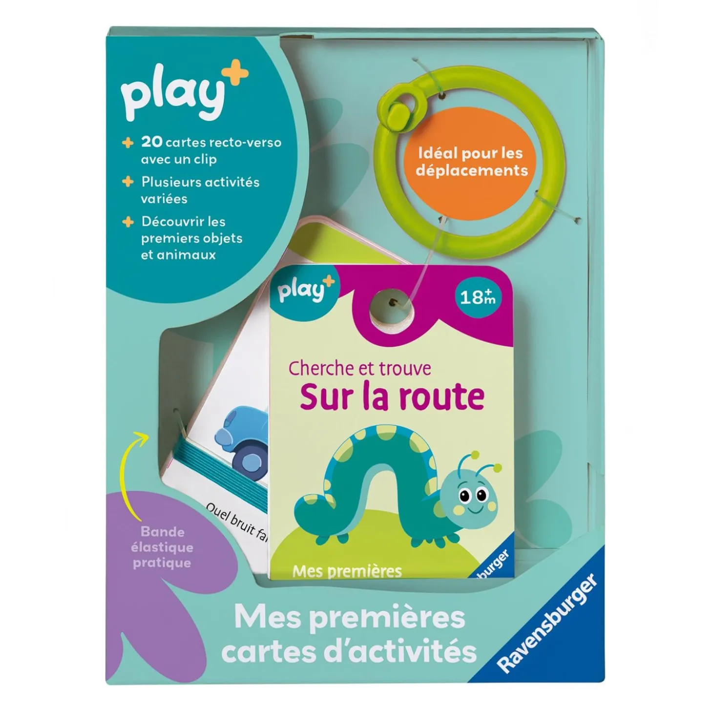 Play+ Mes premières cartes d'activités Cherche et trouve Multicolore