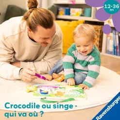 Play+                    Puzzle sensoriel dans la jungle    Multicolore
