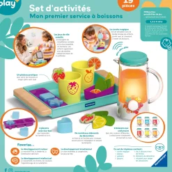 Play+                    Set d'activités Mon premier service à boissons    Multicolore