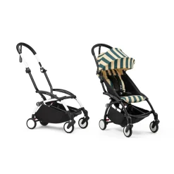 Poussette YOYO 3 Pack 6+ Riviera Monaco Cadre Blanc                            de Stokke
