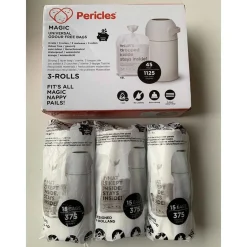 Périclès Lot de 3 recharges pour poubelle Magic
