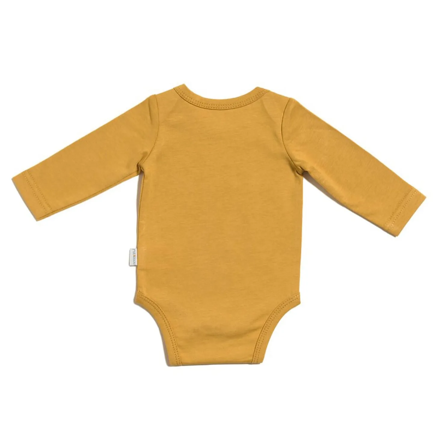 P’tit bisou Body manches longue Mamie Jaune Curcuma 1 mois