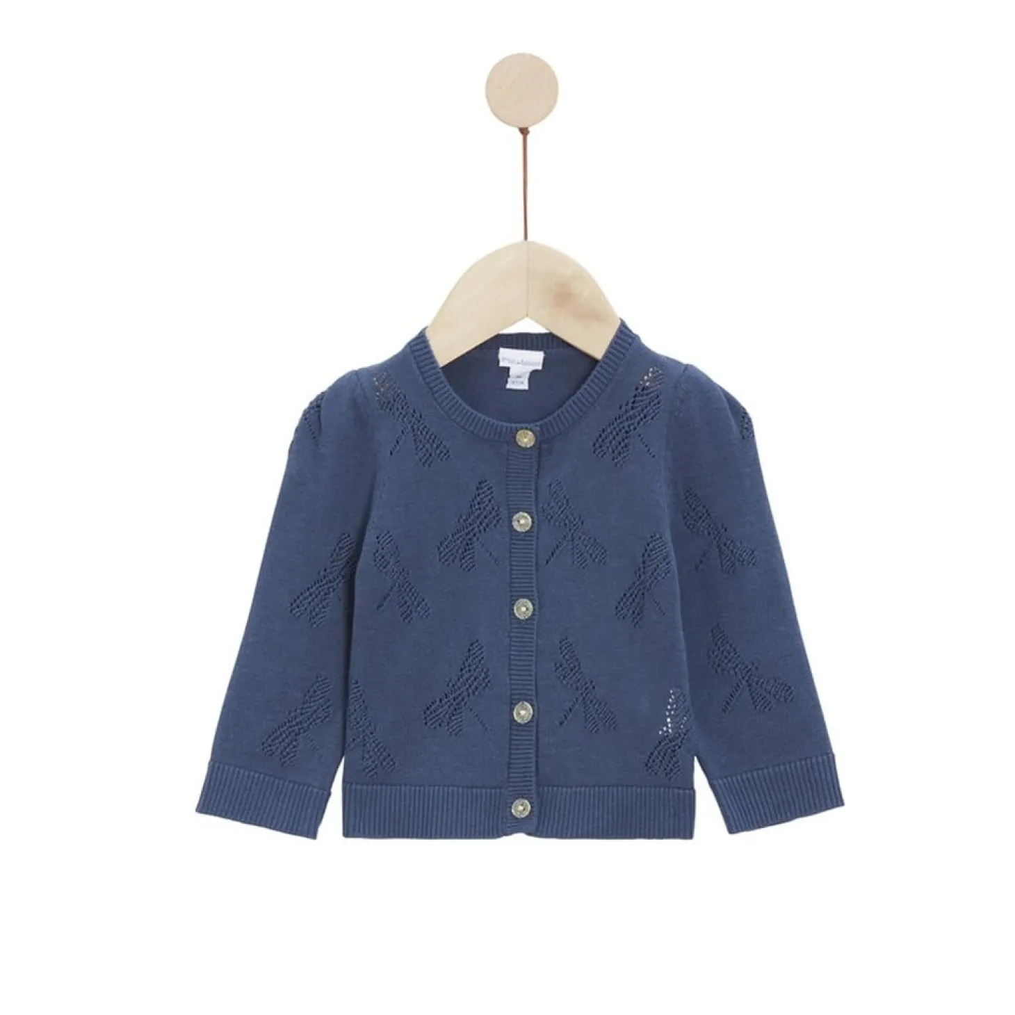 P’tit bisou Cardigan Mon petit nuage Bleu Infinity 18 mois