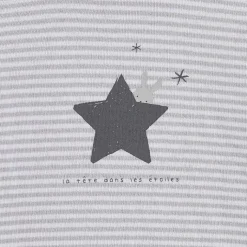 P’tit bisou                    Pantalon+tee shirt imp star Mon Lapin Calin    Gris