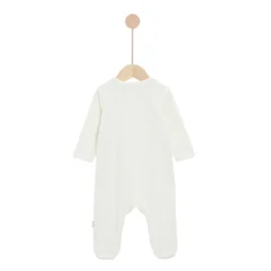 P’tit bisou Pyjama Mon Trousseau Chaton Blanc Blanc Ecru Poudre Prématuré