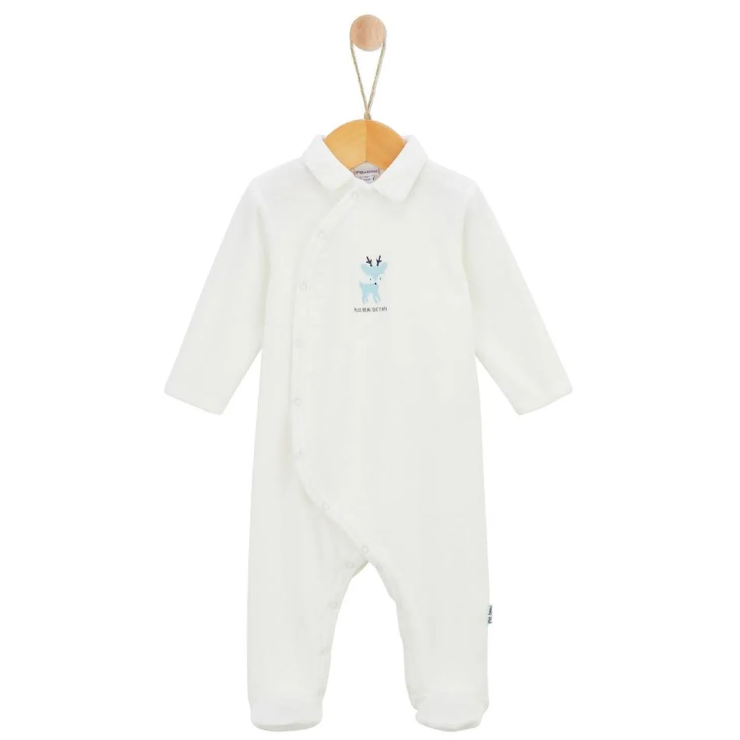P’tit bisou Pyjama Petit Cocon Blanc Naissance