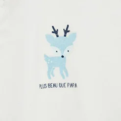 P’tit bisou Pyjama Petit Cocon Blanc Naissance